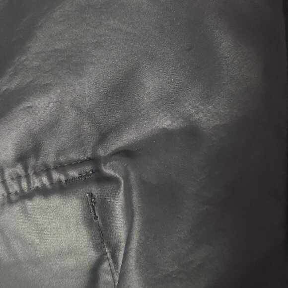 Adidas Black Cropped Windbreaker Jacket with Sporty Stripes - Picture 12 of 12